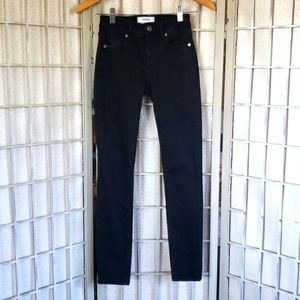 Pistola woman skinny black jeans size 25